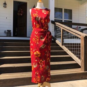 90’s Hawaiian wrap dress